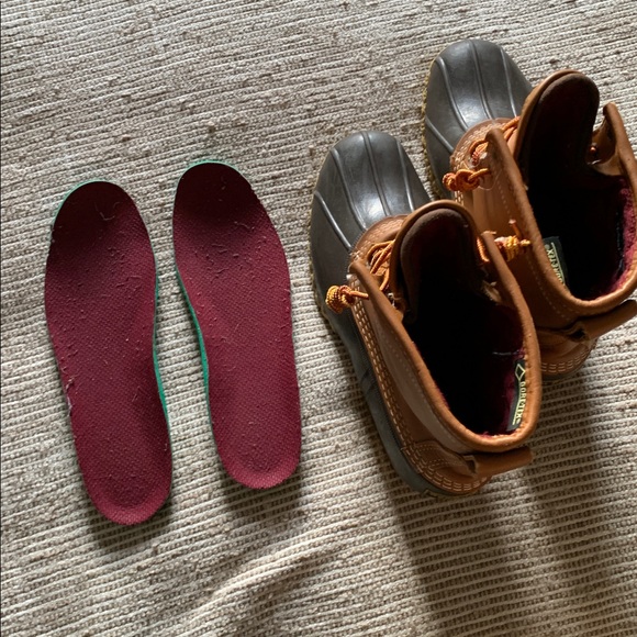 LL Bean GORE-TEX Tan and Brown Boots - Picture 16 of 16